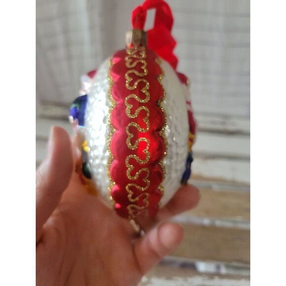 Waterford Santa globe toys glass red Xmas tree - Picture 3 of 8